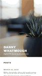 Mobile Screenshot of dannywhatmough.com